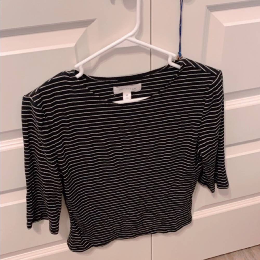 Black and White Stripped Tee